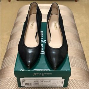 Paul Green Tammy pump size 8.5 black soft leather